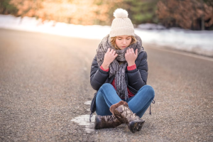 woman winter shoes