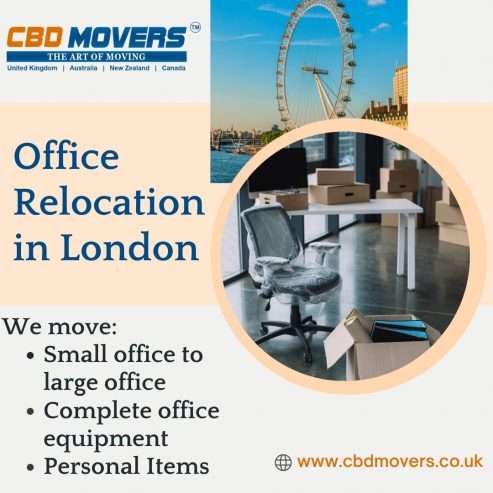 Office Relocation Services in London – CBD Movers UK