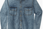 Boulder Creek by King size Men’s Big & Tall Long Sleeve Denim and Twill Shirt