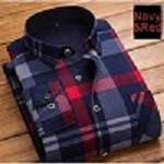 Long Sleeve Cotton Casual Shirt for Men