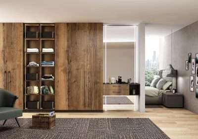 Wooden-Glass-Hinged-Wardrobe-in-Pewter-Halifax-Oak-Sepia-Gladstone-Oak-2