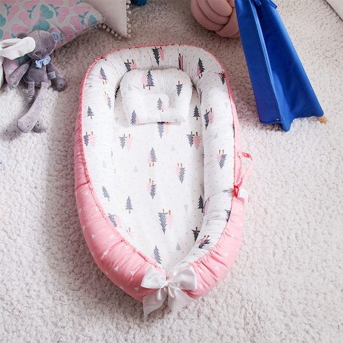 Baby Nest Bed Cotton Baby Bed