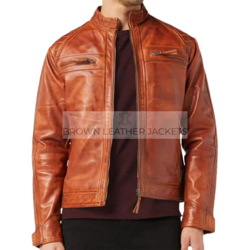 Men’s Traditional Biker Jacke