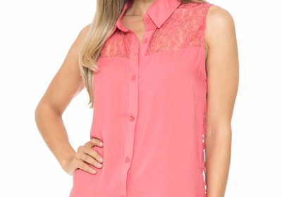 SOLID LACE LOOSE FIT SUMMERTOP