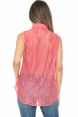 SOLID LACE LOOSE FIT SUMMERTOP