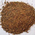 Rapeseed meal for animal feed